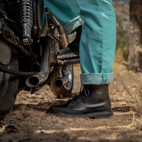 NWOT Harley Davidson Footwear Men’s Dalton Lace Motorcycle Boot - Picture 3 of 15